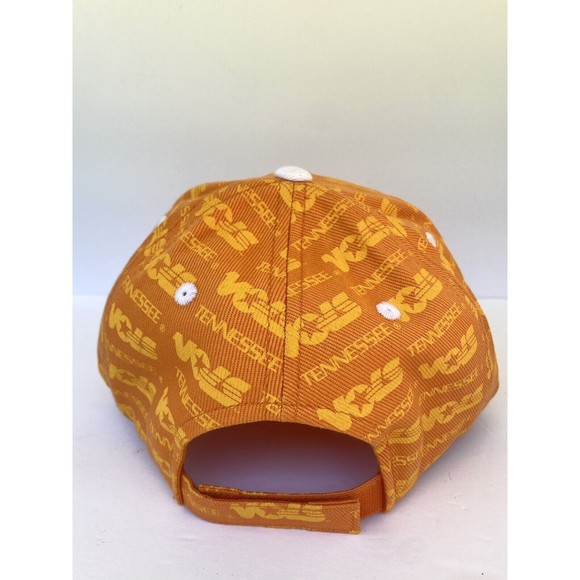 Vintage New Tennessee VOLS All Over Print Embroidered T Strapback Hat Cap - Picture 5 of 8